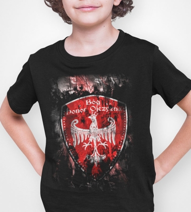 koszulka dziecięca BÓG HONOR OJCZYZNA